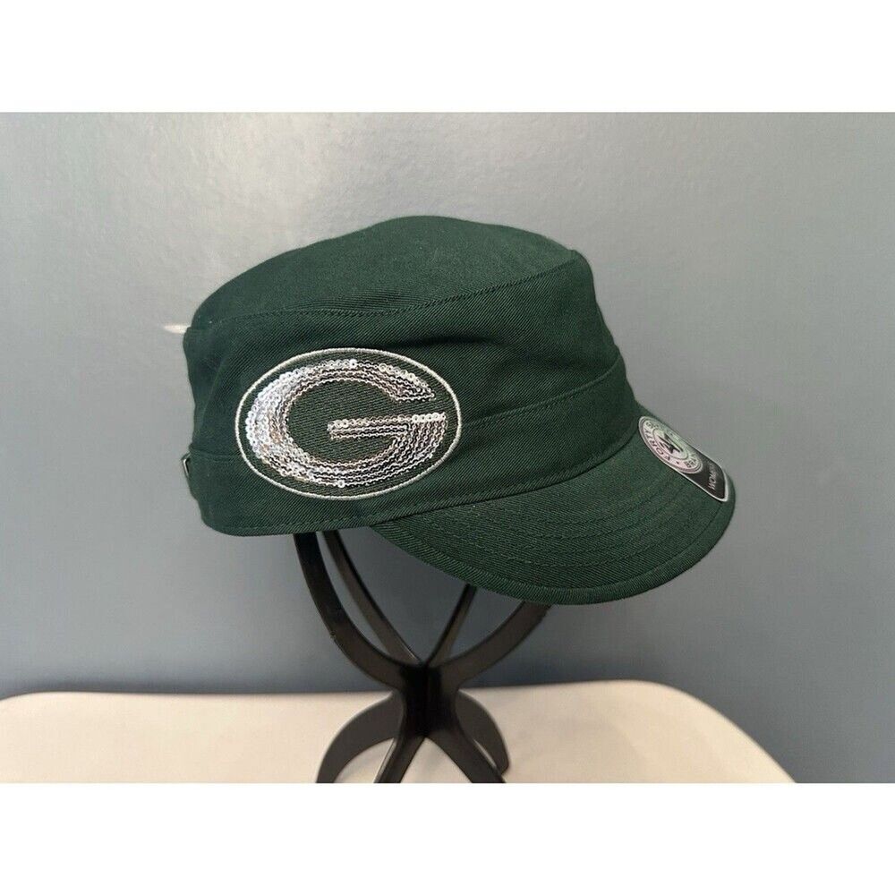 New Era 47 GREEN BAY PACKERS Womens bedazzled PAINTERS Cadet Hat Style / NFL